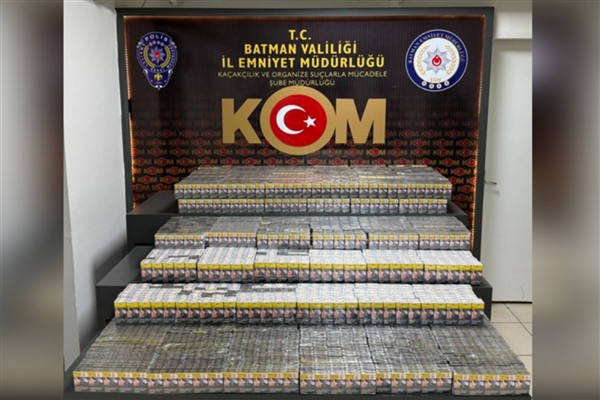 Batman’da 5 bin 325 paket kaçak sigara ele geçirildi