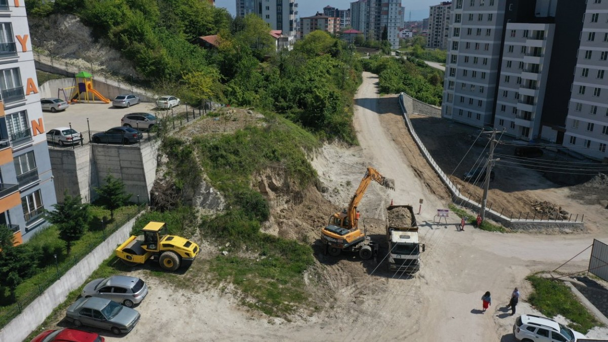 Fatsa’da Yol Genişletme Çalışmaları Başladı