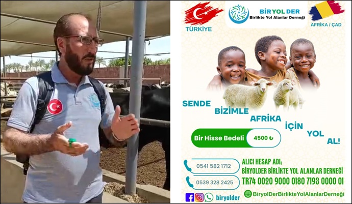 BİRYOL-DER, Kurban Vekâletlerini Afrika ve Gazzeliler İçin Alıyor