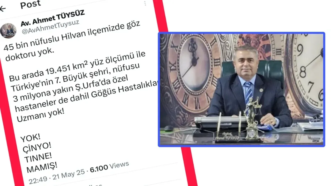 Büyükşehir Meclis Üyesi Tüysüz’den Tepki: “Yok!”, “Çinyo!”, “Tinne!”, “Mamiş!”
