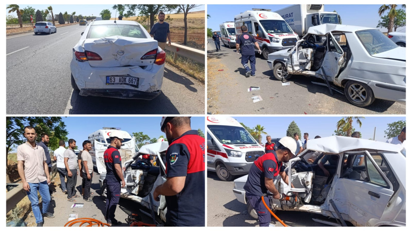 Haliliye’de Zincirleme Trafik Kazası: Yaralılar Var