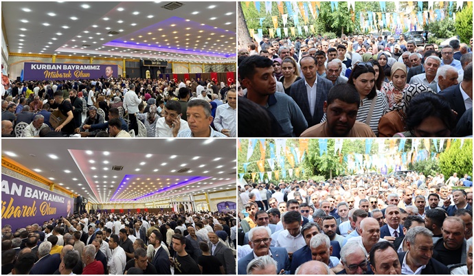 AK Parti Şanlıurfa Bayramlaşma Programına Yoğun İlgi