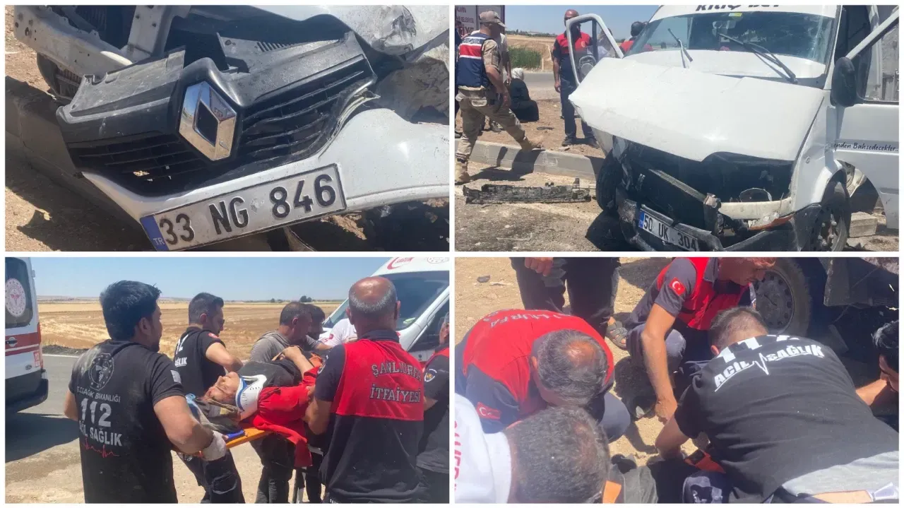 Suruç'ta Trafik Kazası: 7 Yaralı