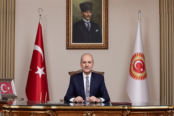 TBMM Başkanı Kurtulmuş, Buldan ve Sancar'ı kabul etti