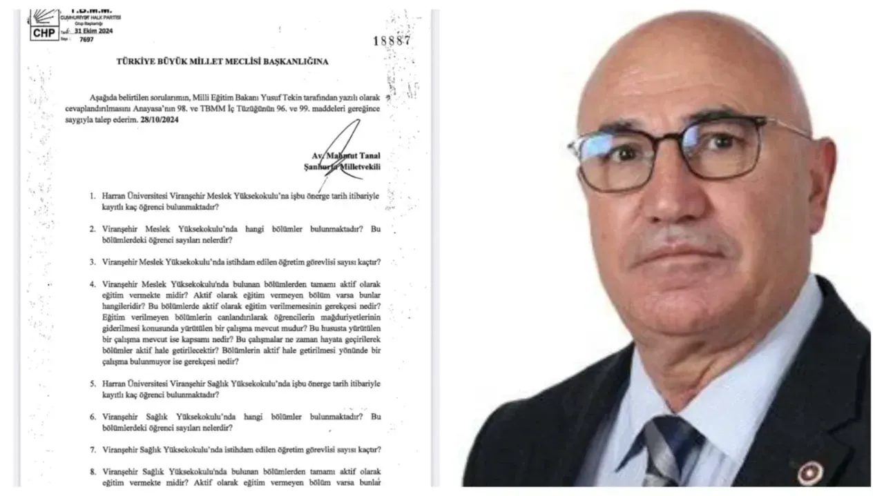 Mahmut Tanal: “Urfa Göz Boyamayla Avutuluyor”