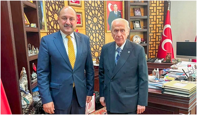 BAŞKAN GÜLPINAR’DAN MHP GENEL BAŞKANI DEVLET BAHÇELİ’YE ZİYARET