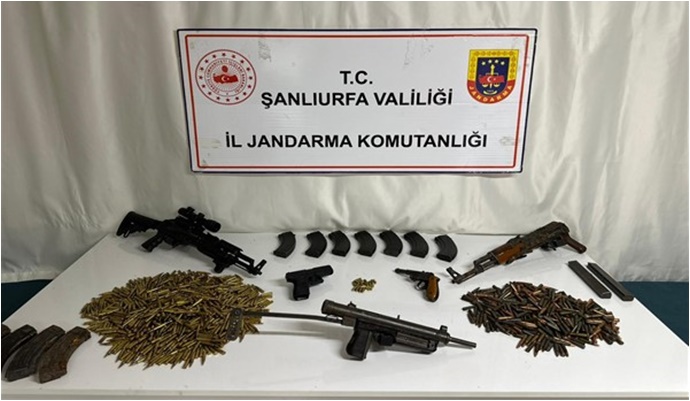 Şanlıurfa'da ruhsatsız uzun namlulu tüfek bulunduran şüphelilere operasyon düzenlendi