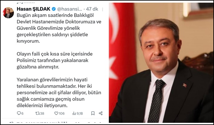 Vali Şıldak’tan Hastanede Yaşanan Saldırıya Sert Tepki