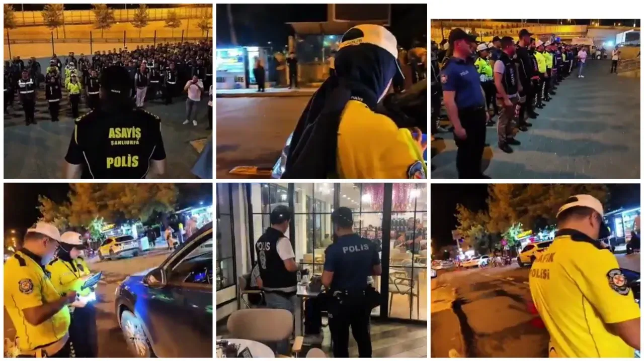 Şanlıurfa’da “Huzur-63” Uygulaması: 35 Aranan Şahıs Yakalandı