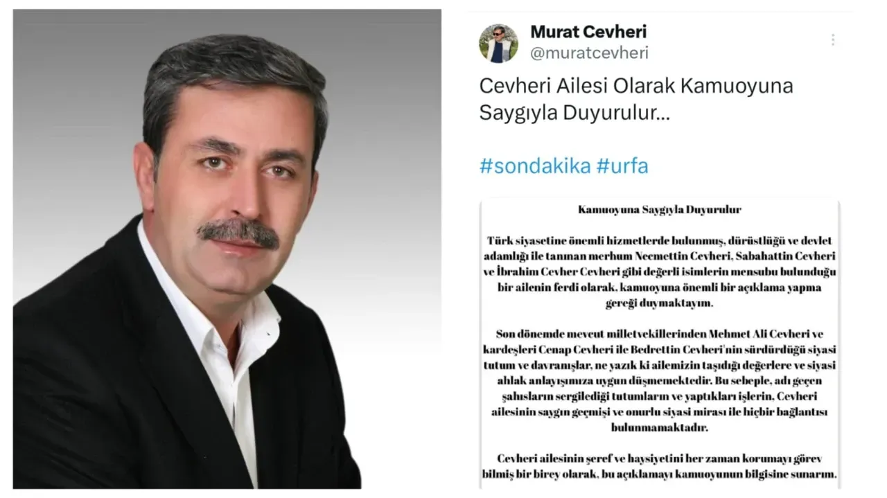 Cevheri Ailesinde Siyasi Miras Tartışması