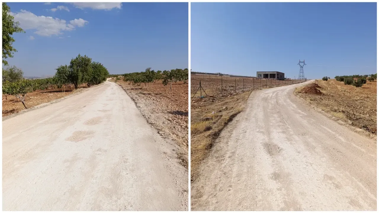 Bozova Belediyesi Gülbiten Mahallesi’nde Yol Çalışması Başlattı