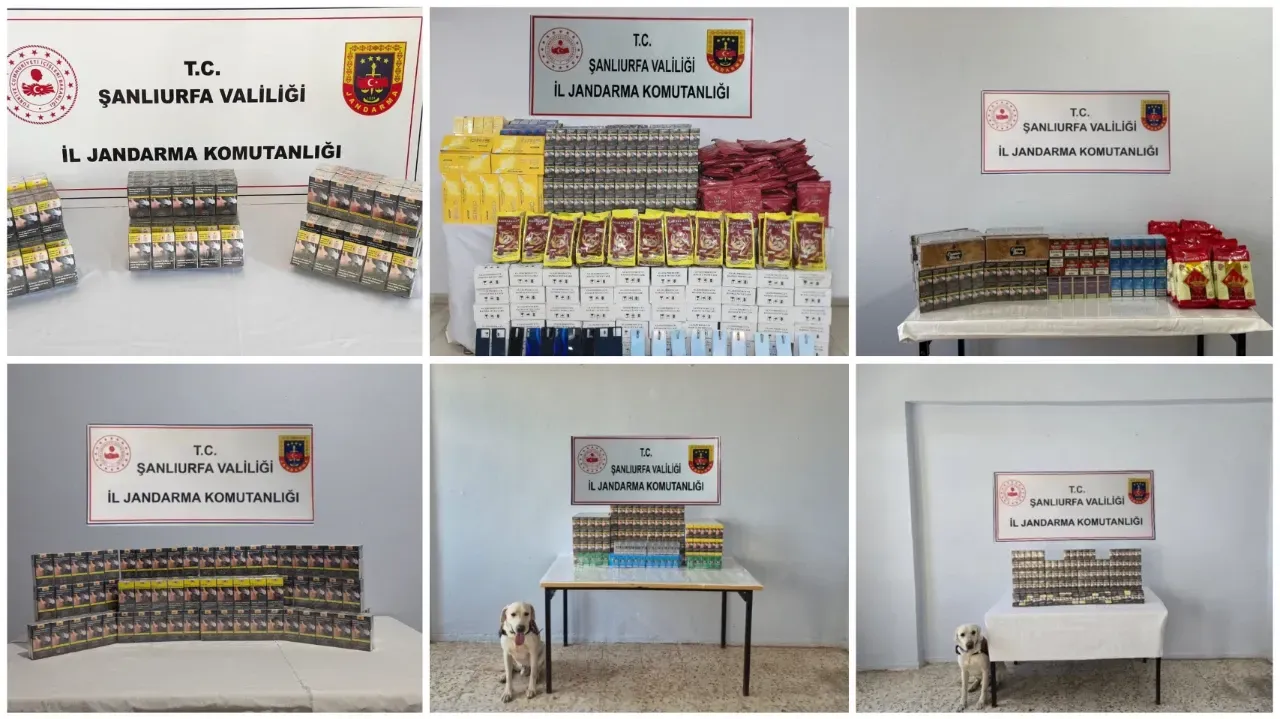 Şanlıurfa’da Kaçak Tütün ve Alkol Operasyonu