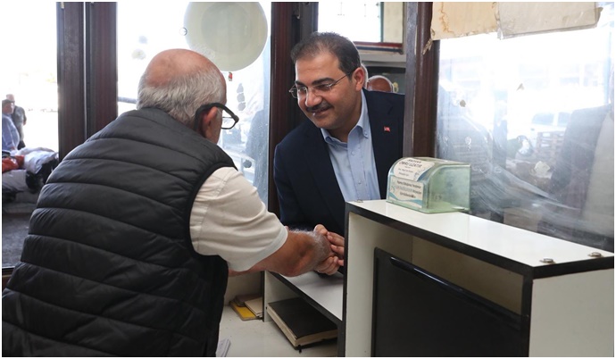 Başkan Canpolat Ve Vekil Cevheri’den Hal Pazarı Esnafına Ziyaret-(VİDEO)