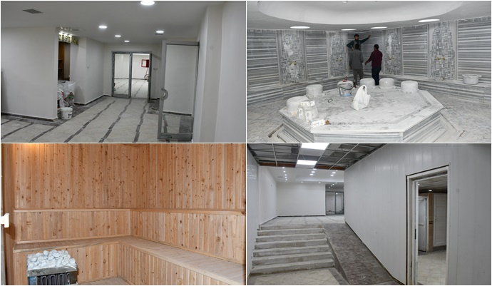 Siverek’te Sauna ve Hamam Çalışmalarında Sona Gelindi