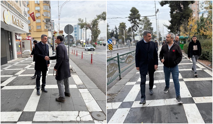 İL BAŞKANI GÜNBEGİ ESNAFLA GÜNE BAŞLADI