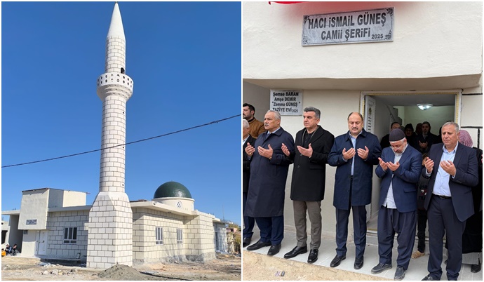 Hacı İsmail Güneş Camii İbadete Açıldı