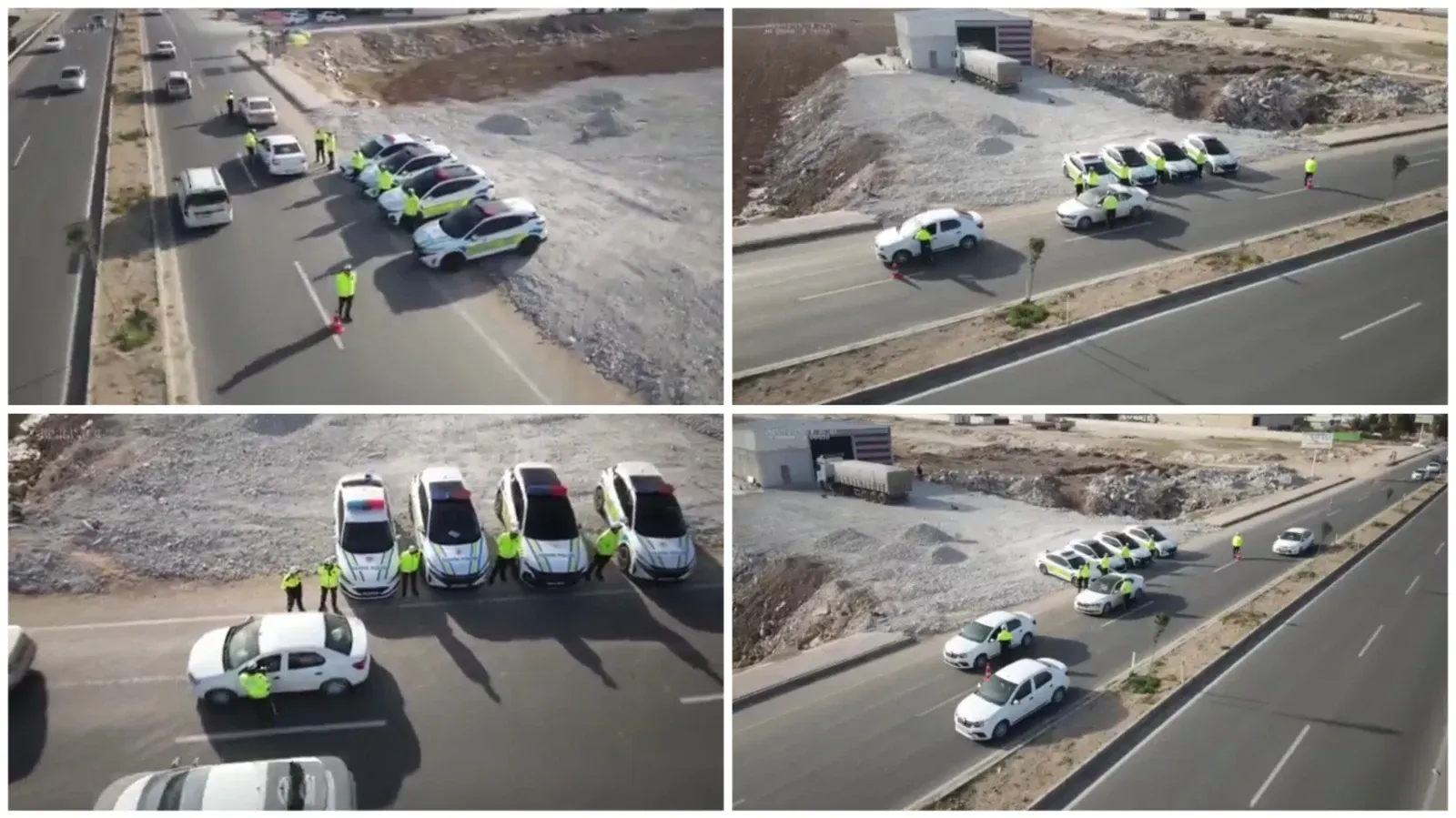 Şanlıurfa’da Drone Destekli Havadan Trafik Denetimi Yapıldı