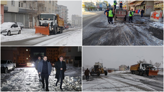 Viranşehir Belediyesi’nin Karla Mücadelesi Takdir Topladı