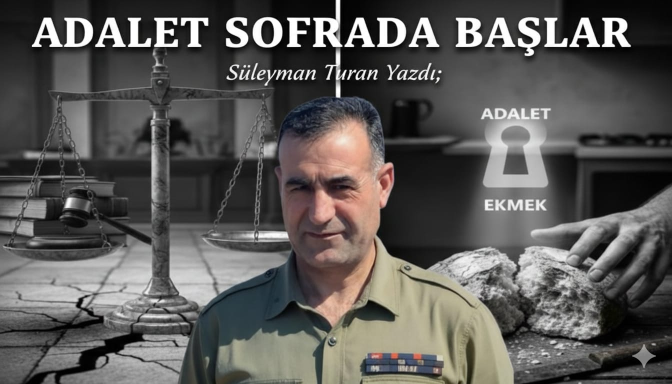 Adalet Sofrada Başlar: Neden Adalet Yoksa Ekmek de Yoktur?
