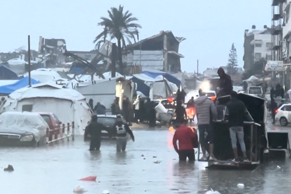 UNRWA: Gazze’deki koşullar şiddetli hava olayları nedeniyle ağırlaşıyor