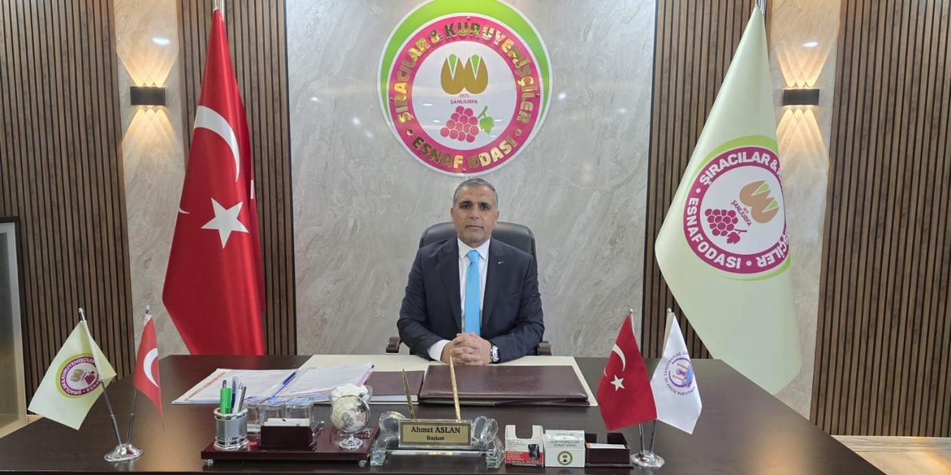 Şanlıurfa Şıracılar ve Kuruyemişçiler Odası’nda Ahmet Aslan Güven Tazeledi