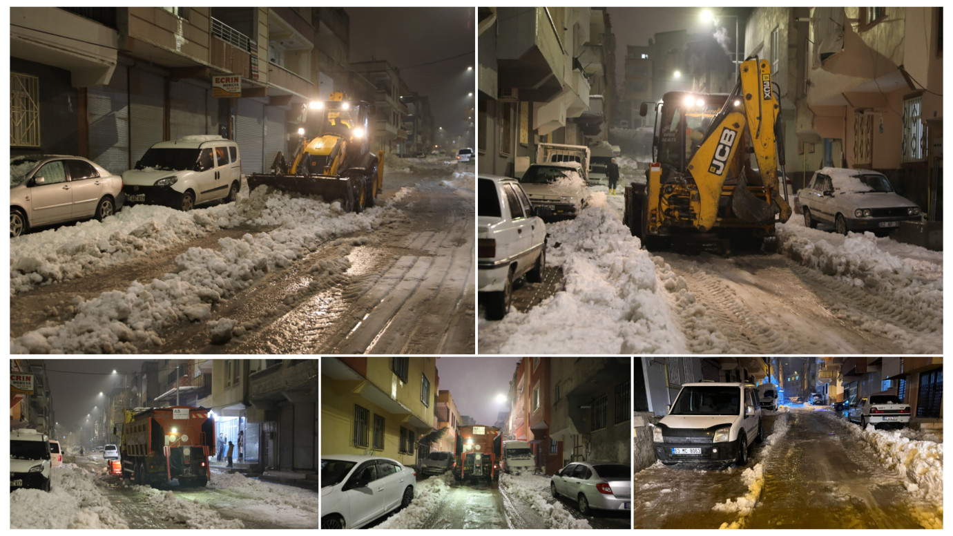 Haliliye Belediyesi Karla Mücadelede Sahada