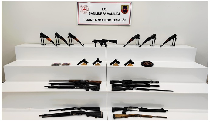Şanlıurfa’da Silah ve Mühimmat Kaçakçılığı Operasyonu: 7 Gözaltı