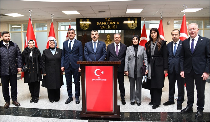 Milli Eğitim Bakanı Tekin’den Şanlıurfa Valiliğine Ziyaret