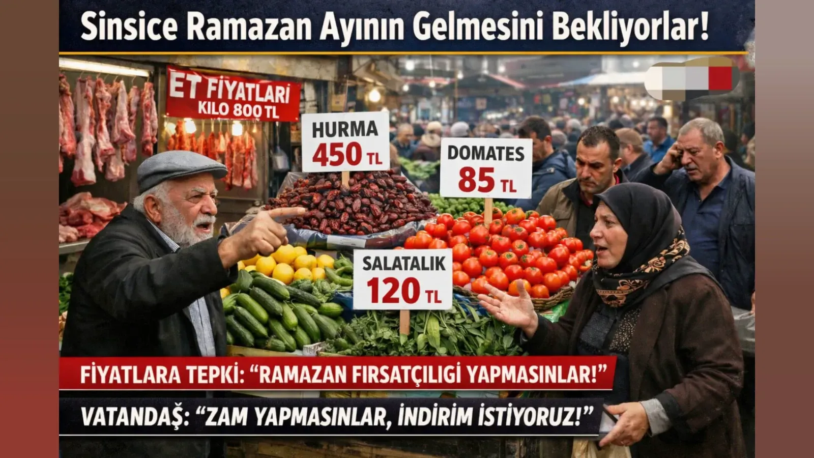 Şanlıurfa’da Ramazan Öncesi Fiyatlar Uçtu: “Bu Resmen Fırsatçılık!”