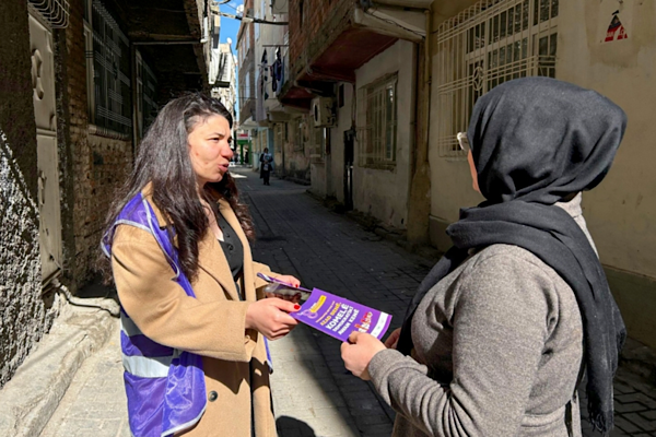 Diyarbakır’da 8 Mart etkinlikleri kapsamında 650 hane ziyaret edildi