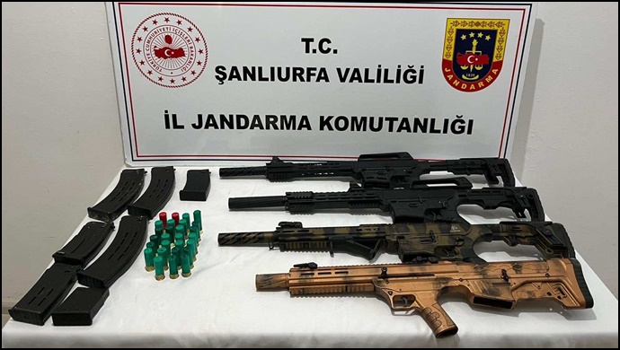 Suruç Ve Akçakale'de Ruhsatsız Silah Operasyonu