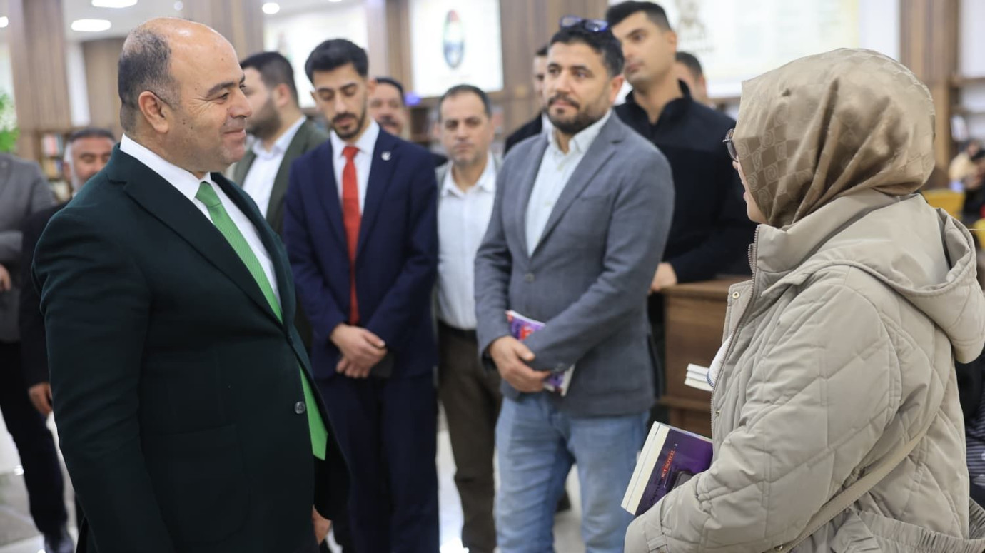 Osmanağaoğlu’ndan Karaköprü Merkez Kütüphanesi’ne Ziyaret