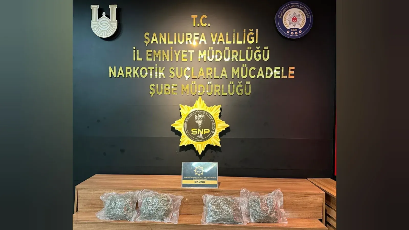 Şanlıurfa’da 2 kilo 150 gram skunk ele geçirildi, 3 kişi gözaltına alındı