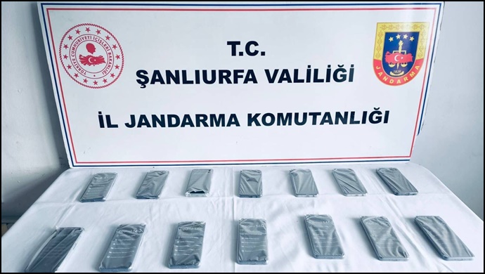 Şanlıurfa’da Kaçak Cep Telefonu Operasyonu: 14 Telefon Ele Geçirildi