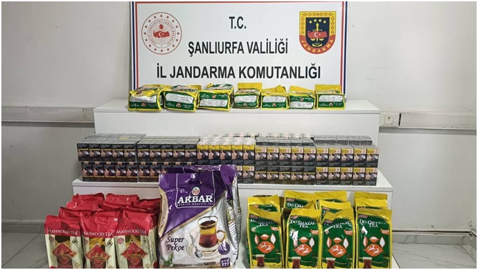 Şanlıurfa’da kaçak tütün operasyonu