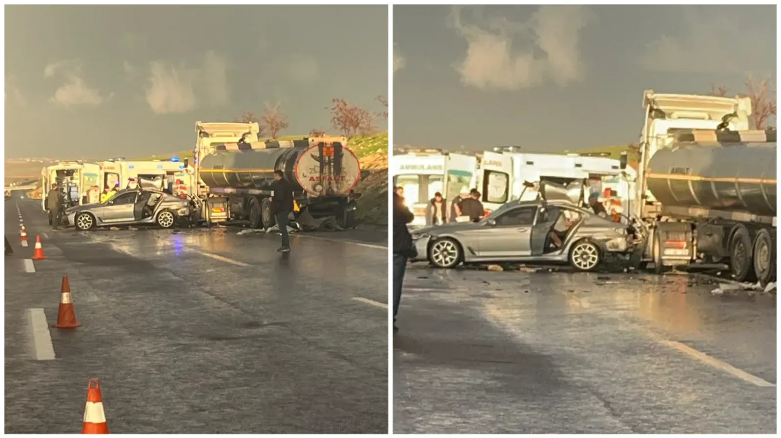 Birecik Otoyolunda Tır Kazası: Ölü ve Yaralılar Var