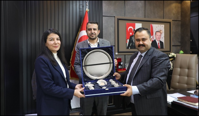 PTT Viranşehir Şube Müdürlüğü’nden Eş Başkan Serhat Dicle İnan’a Ziyaret