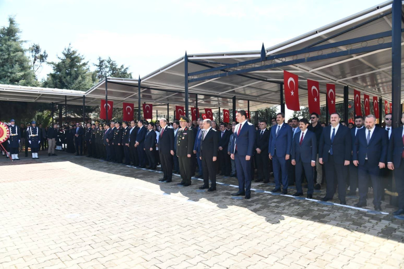 Osmanbey Şehitliği’nde Kurtuluş Töreni