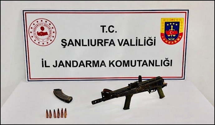 Şanlıurfa'da ruhsatsız silah operasyonu