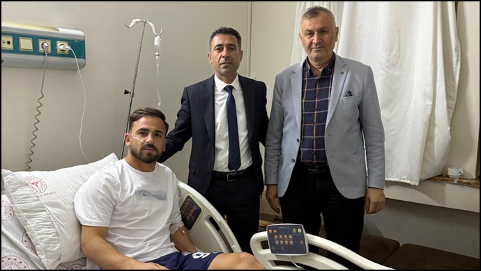 Başkan İliş’ten Kaptan Emrah Turan’a Moral Ziyareti