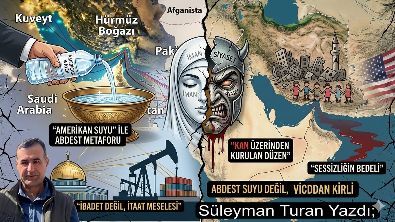 ABDEST SUYU DEĞİL, VİCDAN KİRLİ