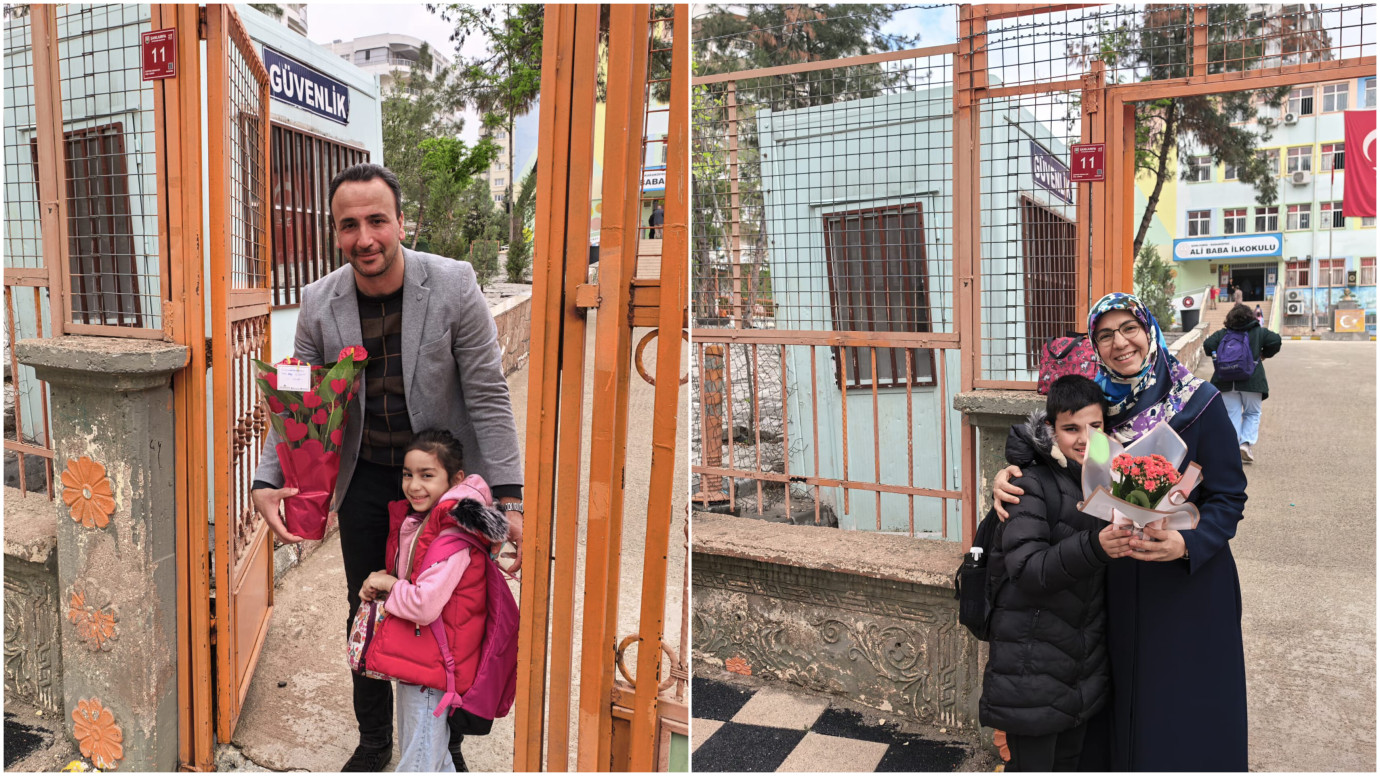 Karaköprü’de velilerden öğretmenlere dayanışma ziyareti