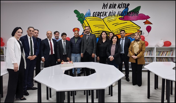 108 Köy Okuluna Kütüphane Desteği