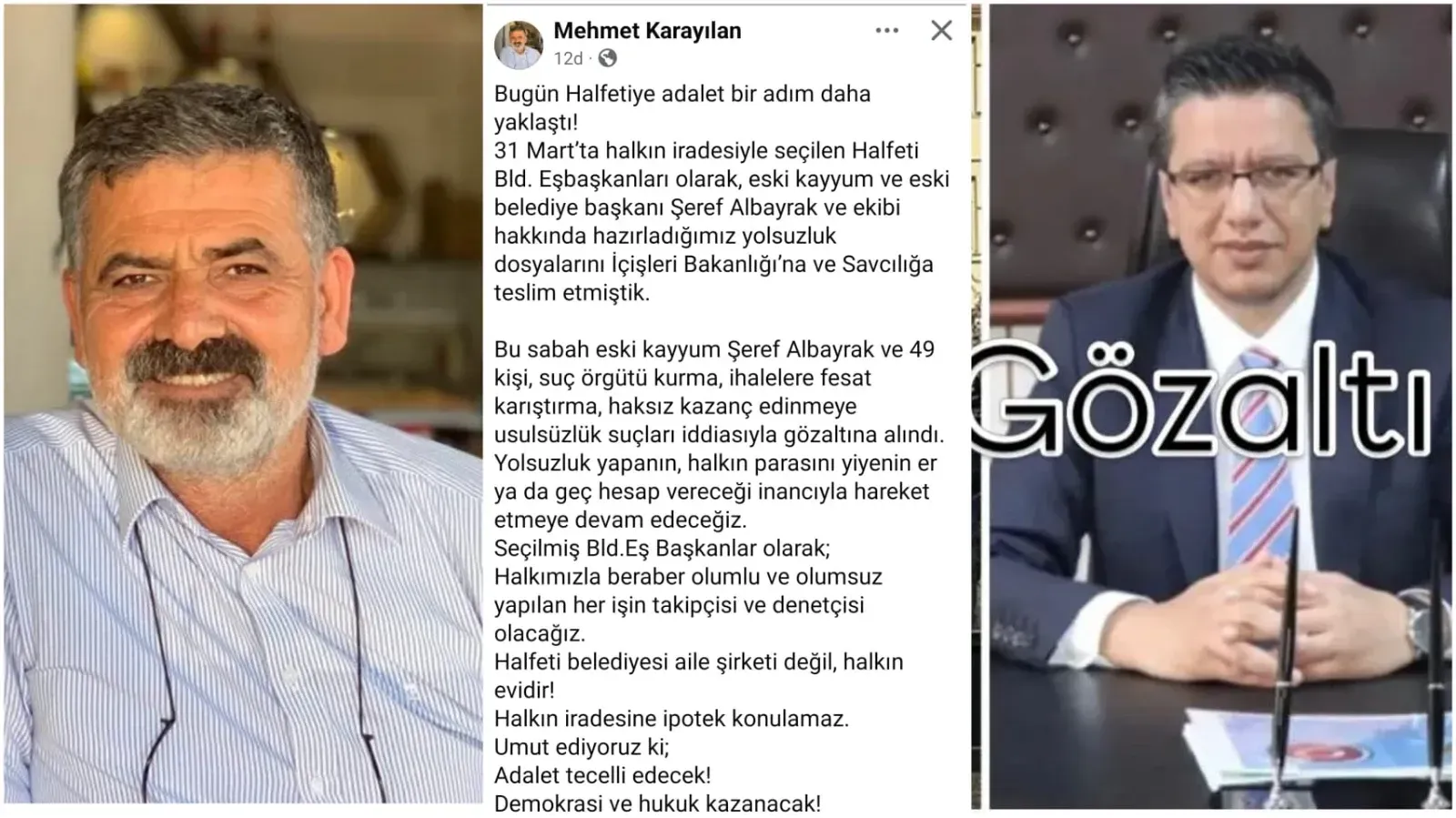 Eski Başkan Karayılan: 