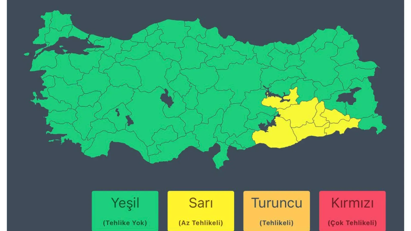 ŞANLIURFA İÇİN KUVVETLİ SAĞANAK UYARISI