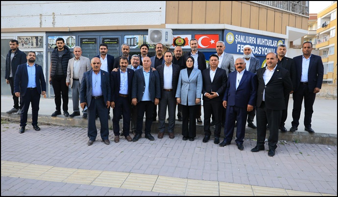 Yazmacı, Şanlıurfa’da muhtarlarla buluştu: Sorunlar yerinde dinlendi