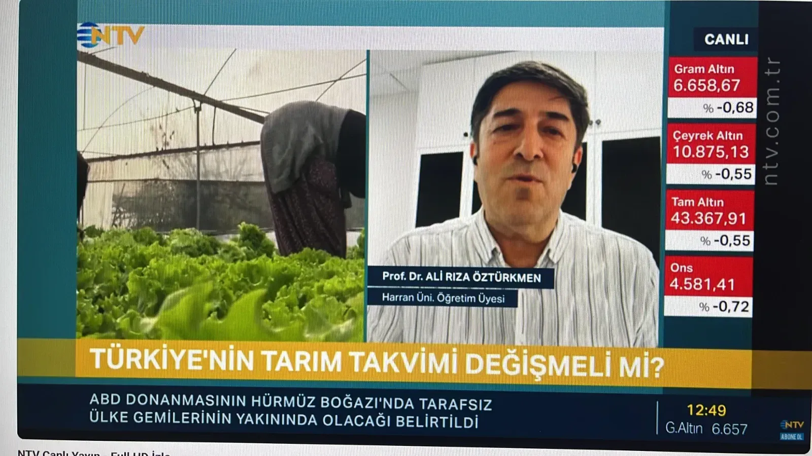 Prof. Öztürkmen: “Modern Sulama Olmazsa Kayıp Kaçınılmaz”