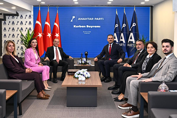 Anahtar Parti ile İYİ Parti arasında bayramlaşma