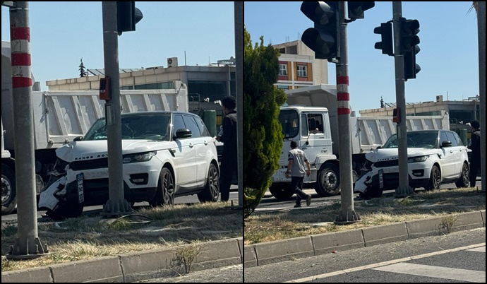 Şanlıurfa-Mardin Yolunda Maddi Hasarlı Trafik Kazası