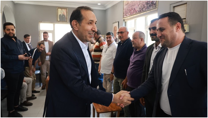 Başkan Güneş Partililer, Esnaf Ve Vatandaşlarla Buluştu: Helallik İstedi Yeni Yönetime Başarılar Diledi